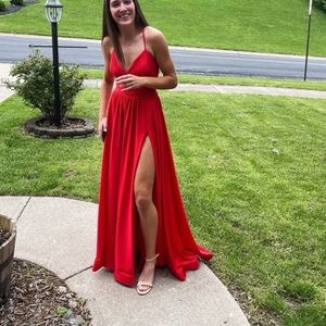 Red prom/formal dress